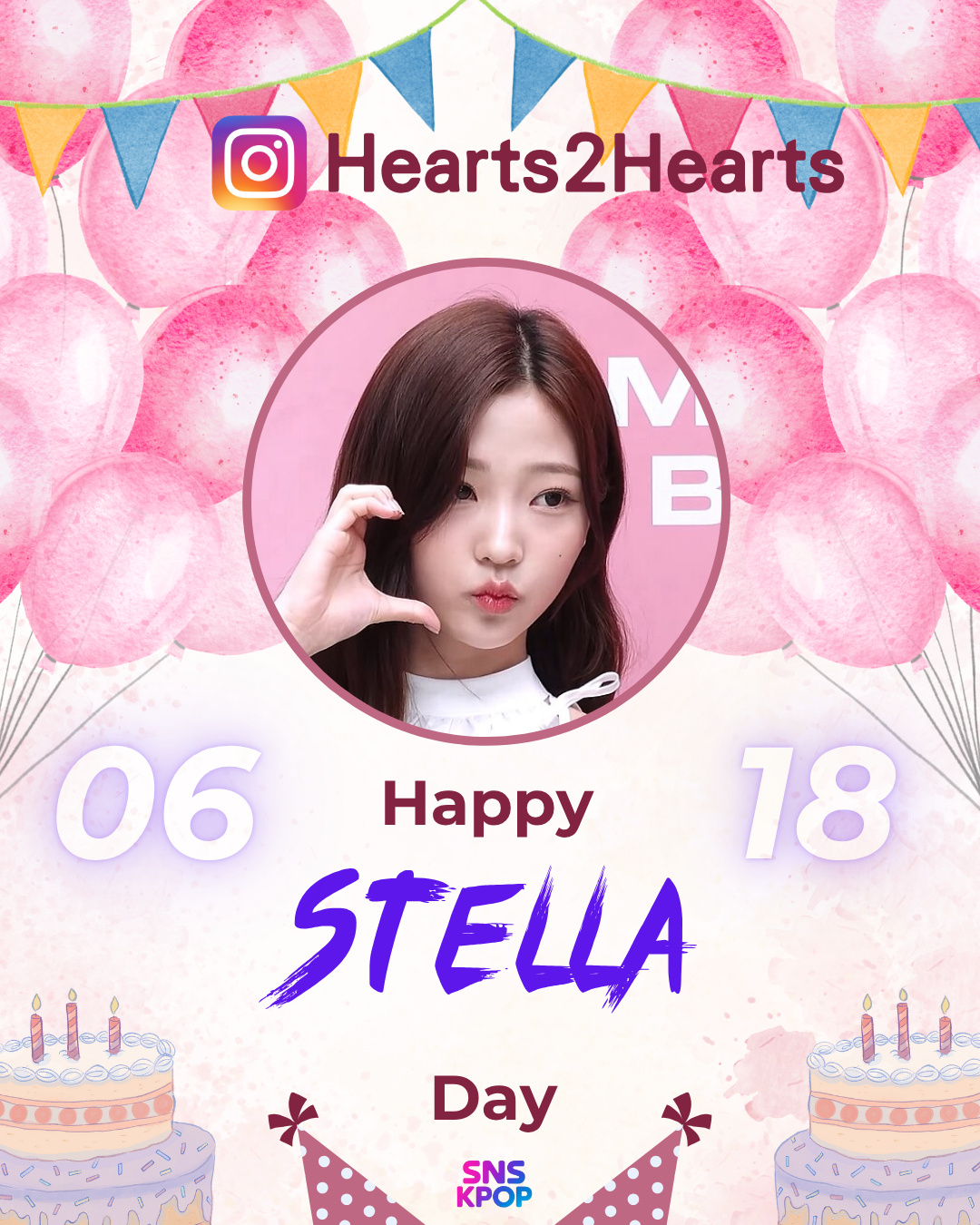 🎂 Happy Birthday to Hearts2Hearts's Stella ！