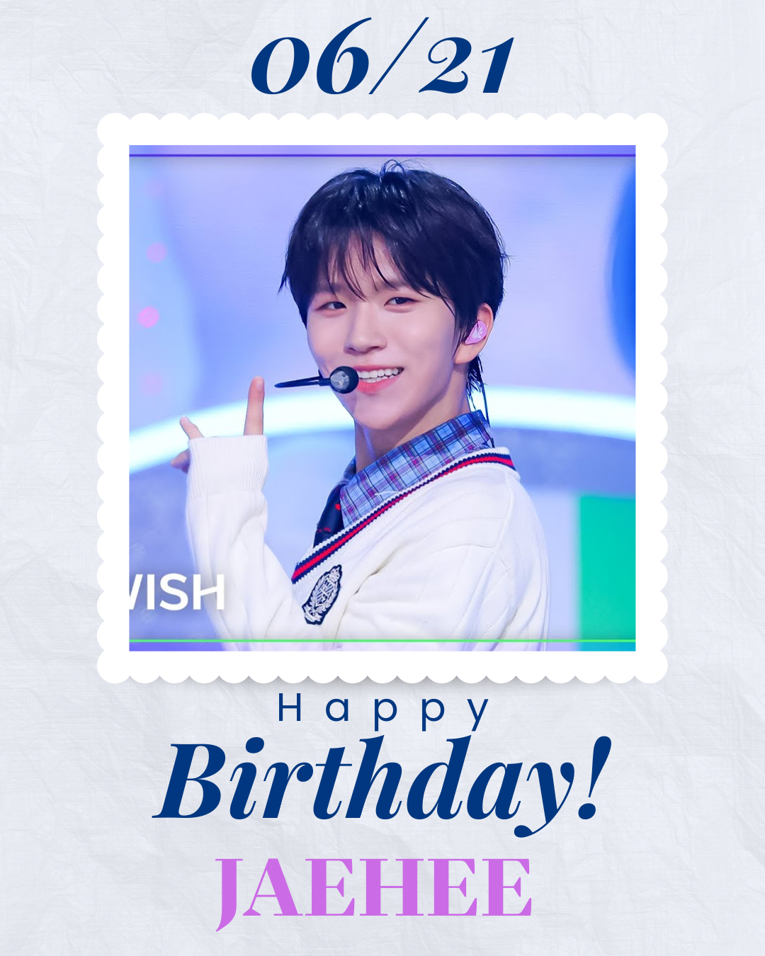 🎂 Happy Birthday to NCT WISH's JAEHEE！