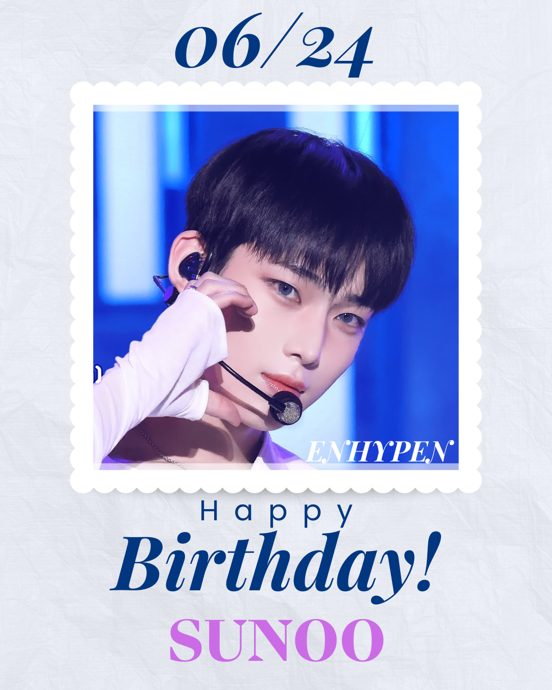 🎂 Happy Birthday to ENHYPEN's SUNOO!