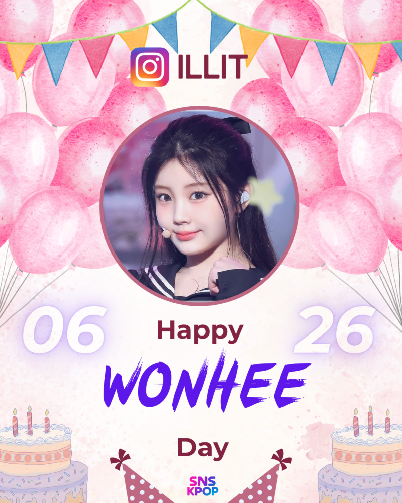 🎂 Happy Birthday to ILLIT's Wonhee!