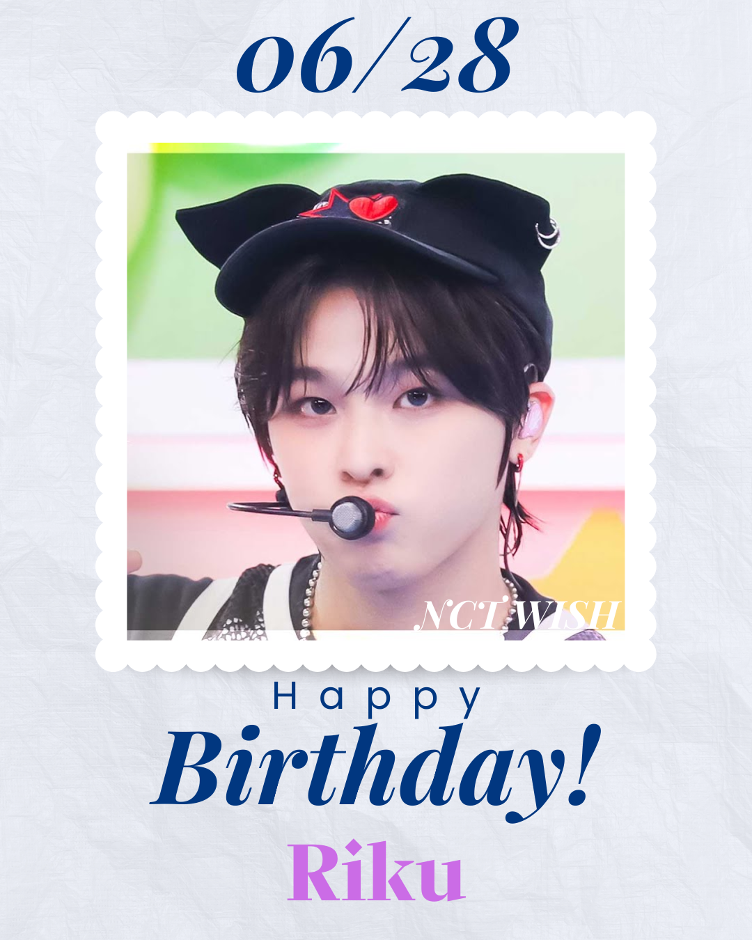 🎂 Happy Birthday to NCT WISH's Riku!