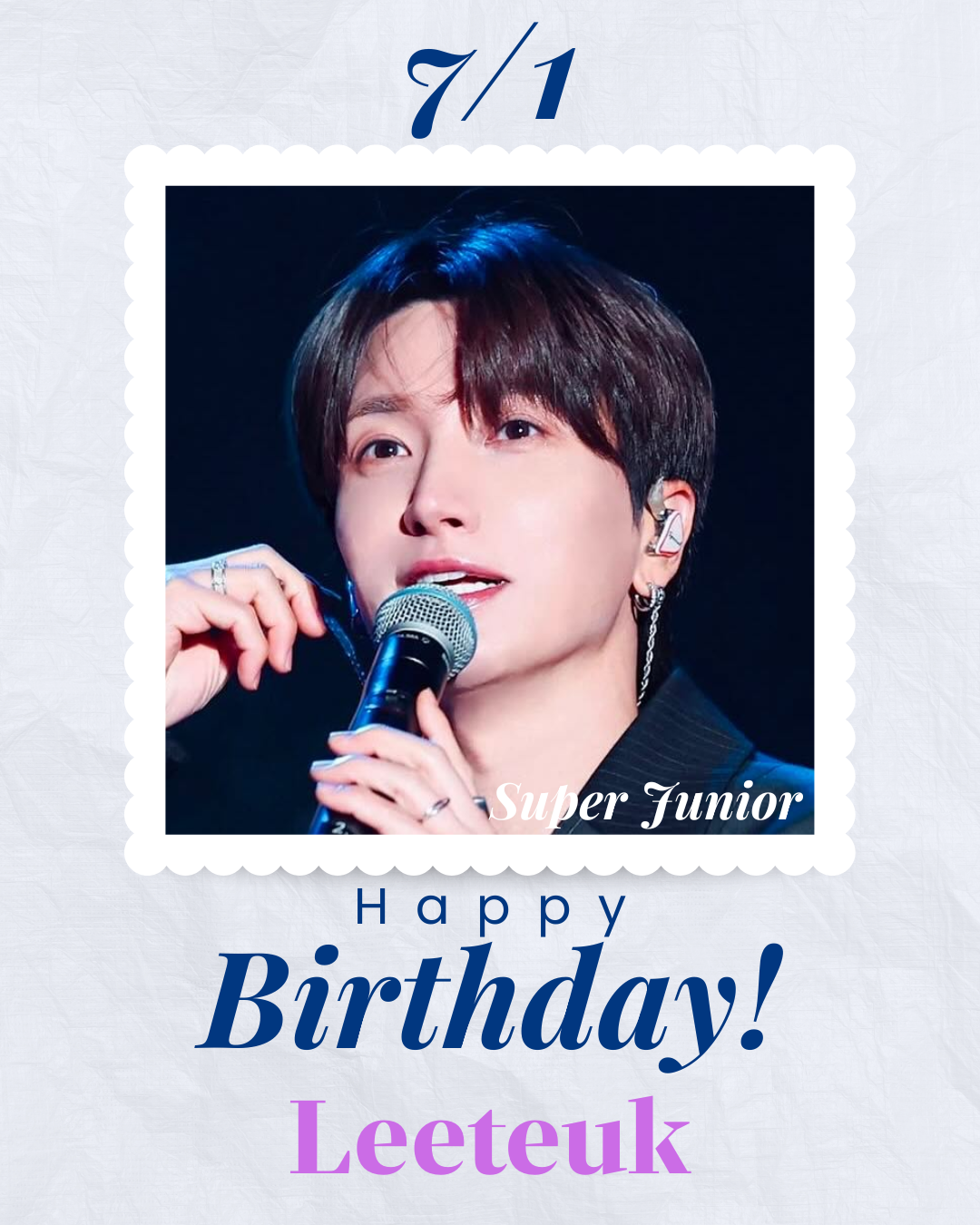 🎂 Happy Birthday to Super Junior's Leeteuk!