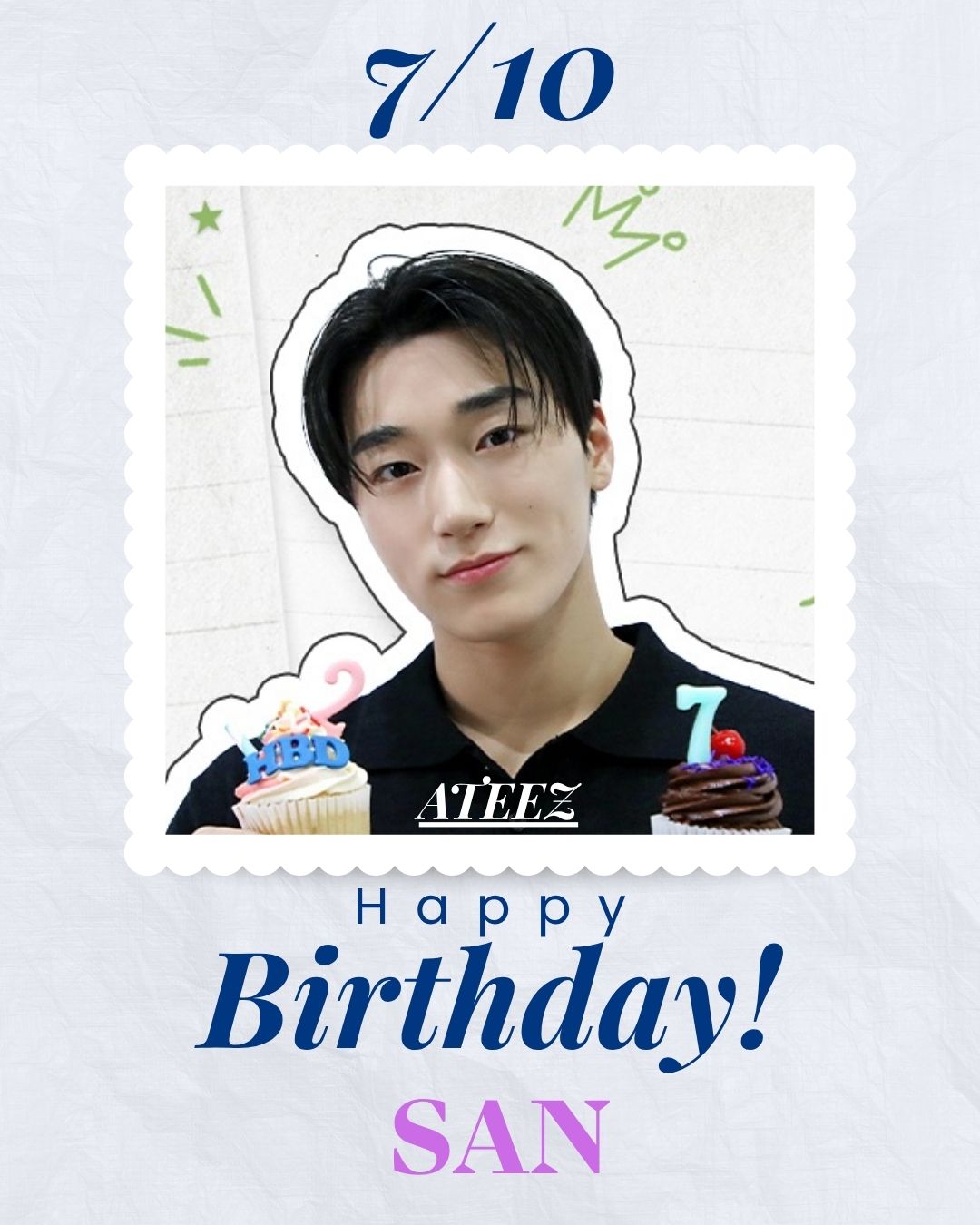 🎂 Happy Birthday to Super ATEEZ's SAN!