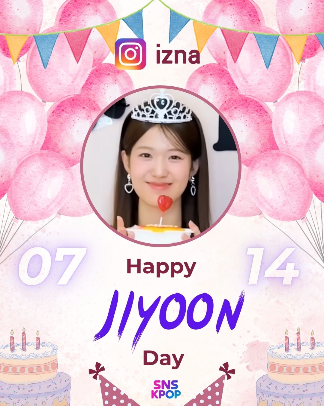 🎂 Happy Birthday to izna's JIYOON!