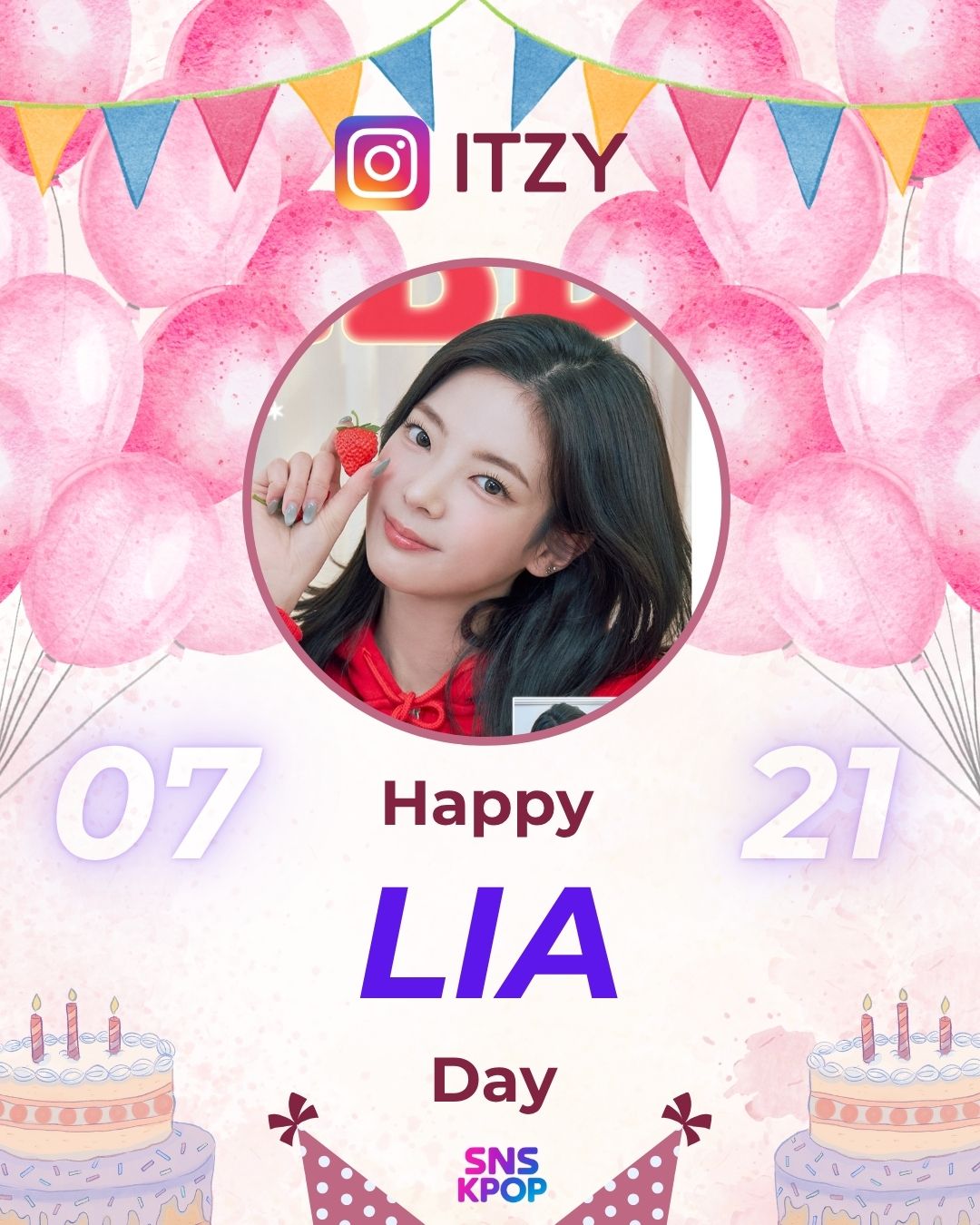 🎂 Happy Birthday to ITZY's LIA！