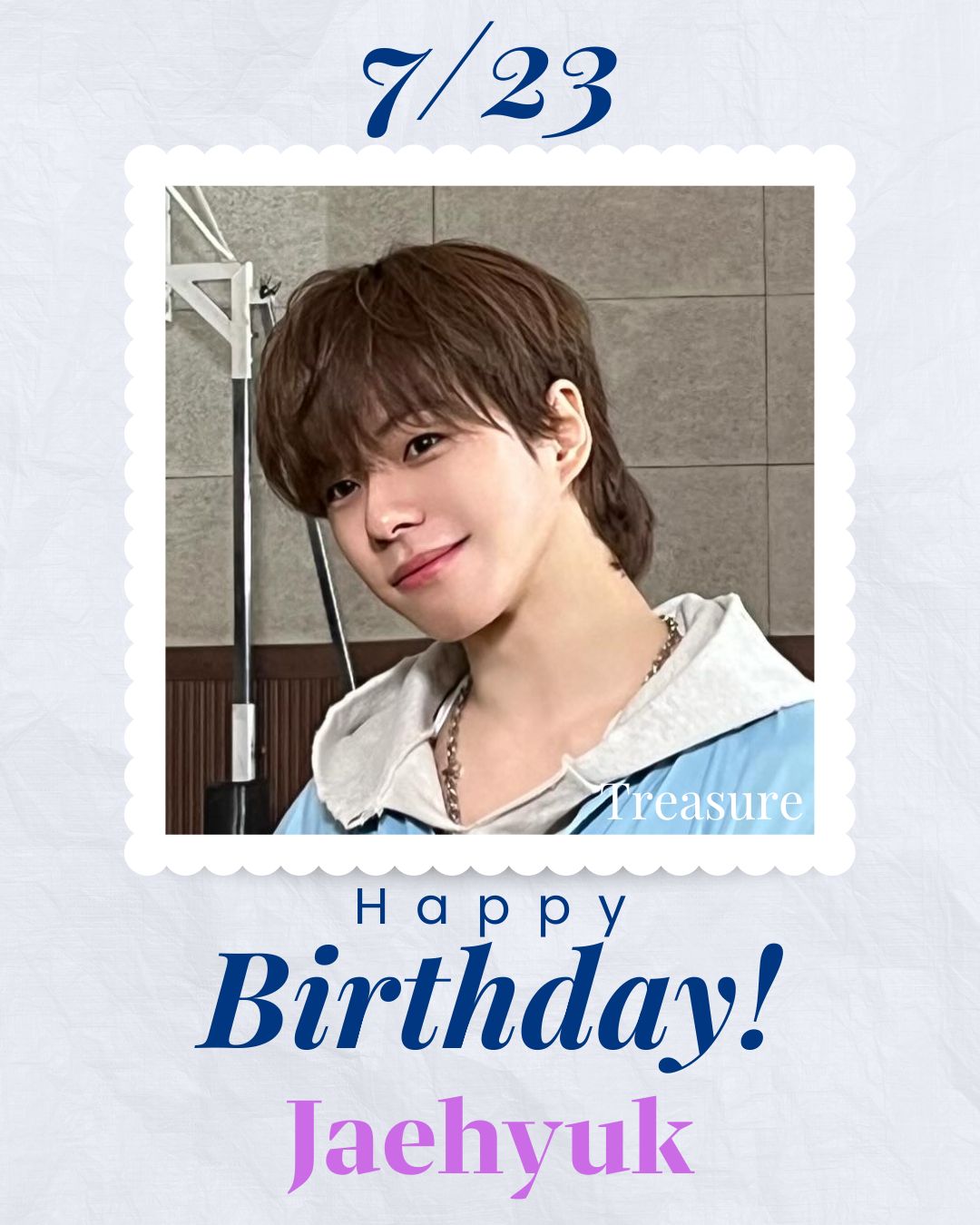 🎂 Happy Birthday to Treasure's Jaehyuk！