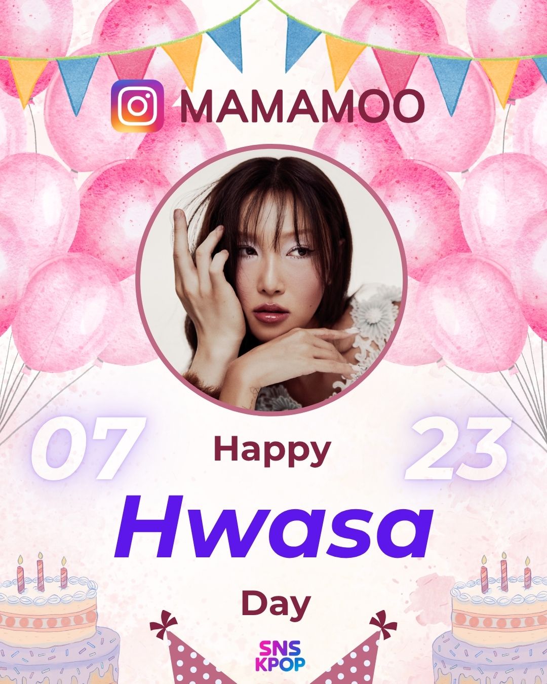 🎂 Happy Birthday to Hwasa 華莎！