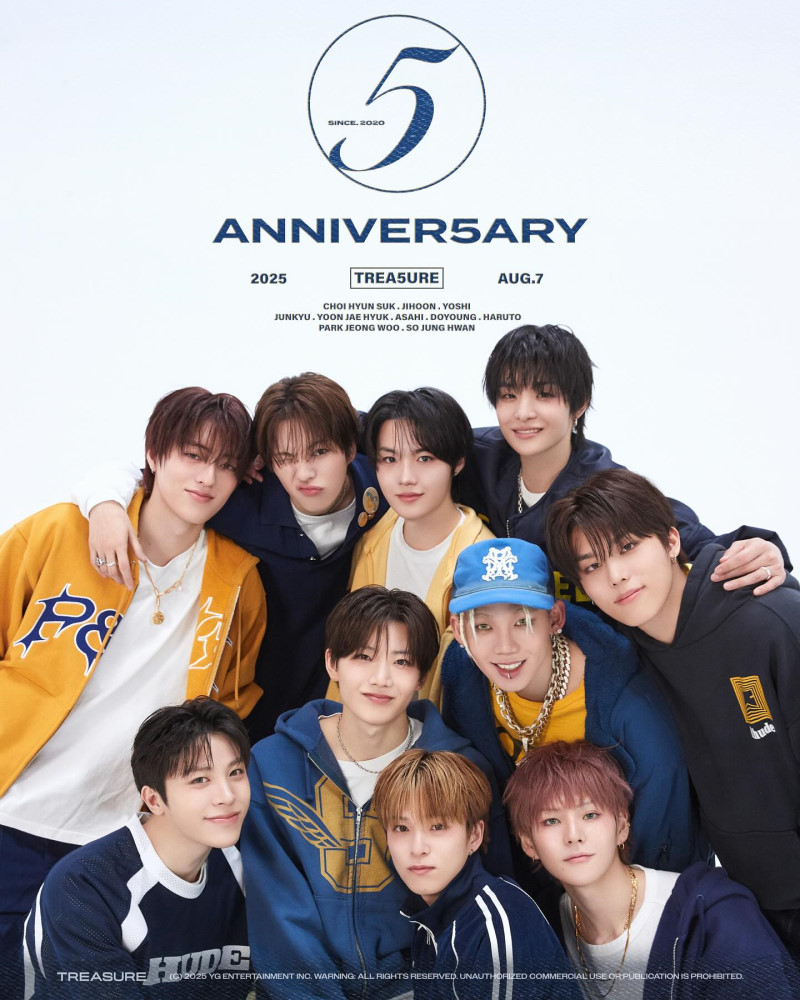 🎉 TREASURE 出道5週年快樂 🎂